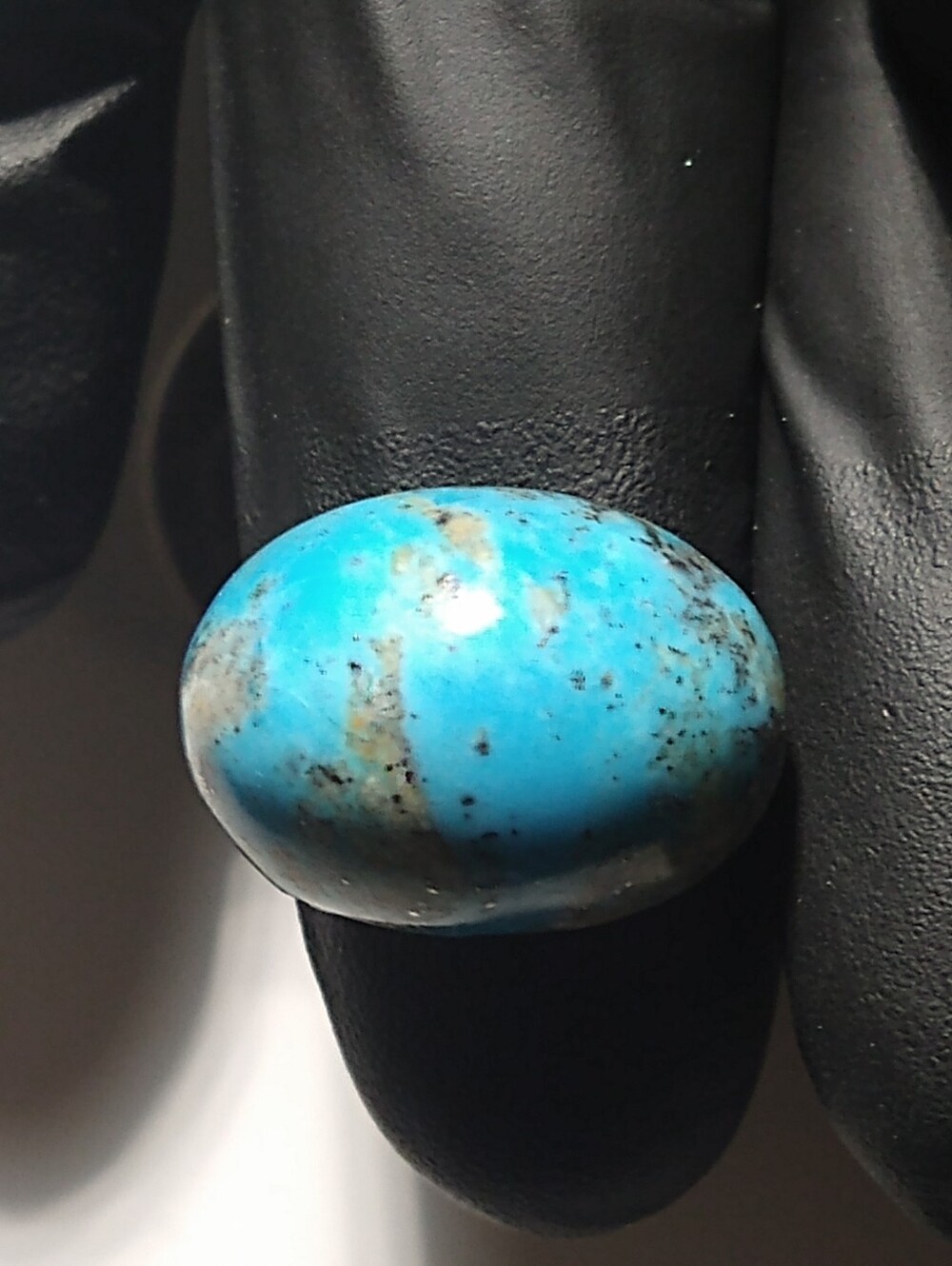 High Dome Natural Turquoise Cabochon